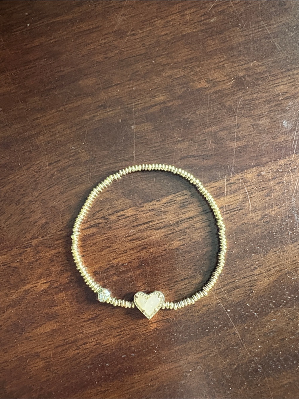 Pink Heart Stretch Bracelet